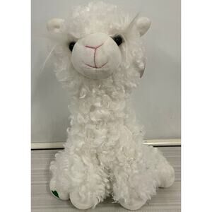 Unique Portland Plush Lola the Lama Alpaca Nov. 2020 White 11in Stuffed Animal
